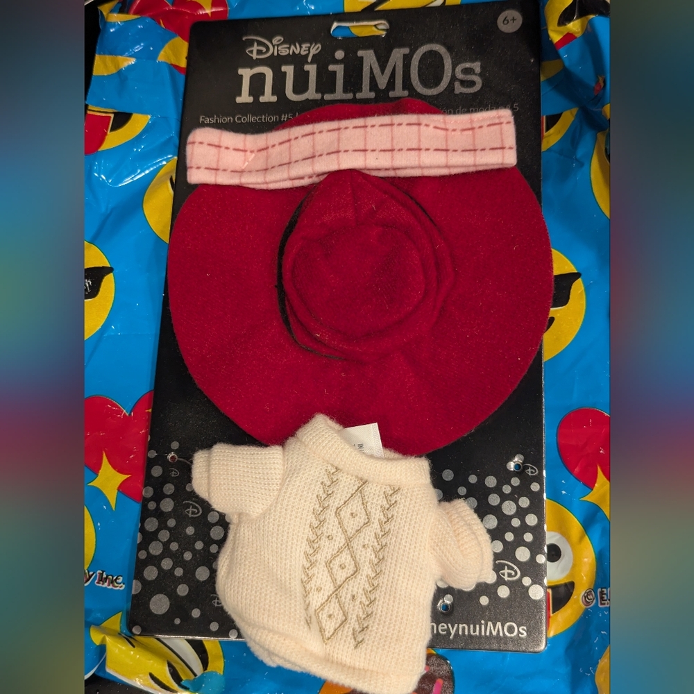 Disney Nuimos Fall Red and Pink Outfit Set